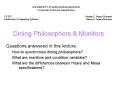 Dining Philosophers PowerPoint PPT Presentation