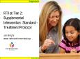 RTI at Tier 2: Supplemental Intervention: Standard -Treatment Protocol Jim Wright www.interventioncentral.org PowerPoint PPT Presentation