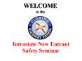 Intrastate New Entrant PowerPoint PPT Presentation