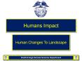 Humans Impact PowerPoint PPT Presentation