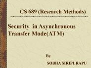 CS 689 (Research Methods)