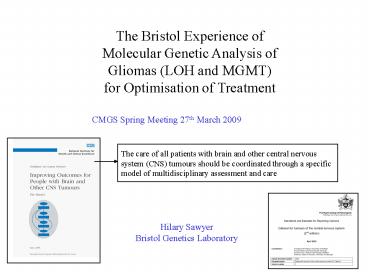 The Bristol Experience of