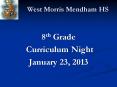 West Morris Mendham HS PowerPoint PPT Presentation