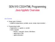 Java Applets