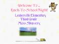 Lenkerville Elementary Fourth Grade Open House PowerPoint PPT Presentation