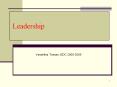 Leadership PowerPoint PPT Presentation