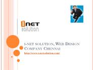 i-net solution, Web Design Company Chennai