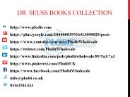Dr.Seuss Books Collection