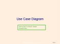 Use Cases PowerPoint PPT Presentation
