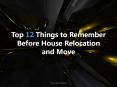 House Relocation and Moving - 12 Tips you Must Consider PowerPoint PPT Presentation