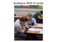 Guidance With A Levels