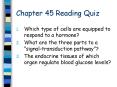 Chapter 45 Reading Quiz PowerPoint PPT Presentation