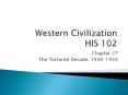 Western Civilization HIS 102 PowerPoint PPT Presentation