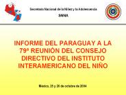 INFORME DEL PARAGUAY A LA 79