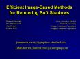 Efficient Image-Based Methods for Rendering Soft Shadows PowerPoint PPT Presentation