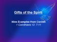 Gifts of the Spirit PowerPoint PPT Presentation