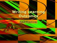 Writing Learning Outcomes