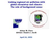 Linking regional air pollution with