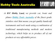 Advanced Australian Online Hobby Tools Warehouse