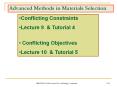 Advanced Methods in Materials Selection PowerPoint PPT Presentation