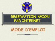RESERVATION AVION PAR INTERNET