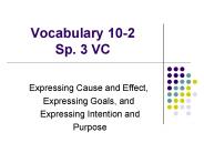 Vocabulary 10-2 Sp. 3 VC