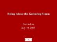 Rising Above the Gathering Storm PowerPoint PPT Presentation