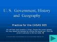 U. S. Government, History and Geography PowerPoint PPT Presentation