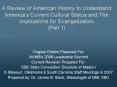 A Review of American History to Understand America PowerPoint PPT Presentation