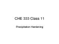 CHE 333 Class 11 PowerPoint PPT Presentation