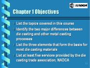 Chapter 1 Objectives