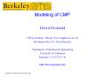 Modeling of CMP PowerPoint PPT Presentation