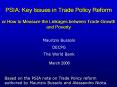 PSIA: Key Issues in Trade Policy Reform or How to Measure the Linkages between Trade Growth and Poverty PowerPoint PPT Presentation