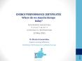 ENERGY PERFORMANCE CERTIFICATES Where do we stand in Europe today? PowerPoint PPT Presentation