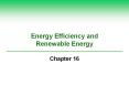 Energy Efficiency and Renewable Energy PowerPoint PPT Presentation