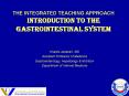THE INTEGRATED TEACHING APPROACH Introduction to the Gastrointestinal System PowerPoint PPT Presentation