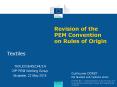 Revision of the PEM Convention on Rules of Origin PowerPoint PPT Presentation