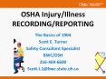 OSHA Injury/Illness RECORDING/REPORTING PowerPoint PPT Presentation