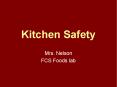 Kitchen Safety PowerPoint PPT Presentation