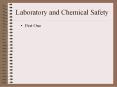 Laboratory and Chemical Safety PowerPoint PPT Presentation