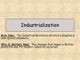 Industrialization PowerPoint PPT Presentation