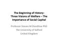 The Beginning of History: Three Visions of Welfare  PowerPoint PPT Presentation