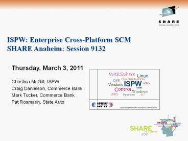 ISPW: Enterprise Cross-Platform SCM