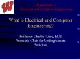 What is Electrical and Computer Engineering? PowerPoint PPT Presentation
