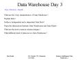 Data Warehouse Day 3 PowerPoint PPT Presentation