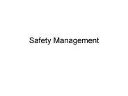 Safety Management