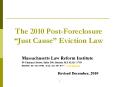 The 2010 Post-Foreclosure  PowerPoint PPT Presentation