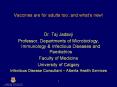 Vaccines are for adults too..and what PowerPoint PPT Presentation