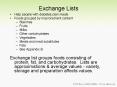 Exchange Lists PowerPoint PPT Presentation