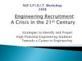 Engineering Recruitment: A Crisis in the 21st Century PowerPoint PPT Presentation